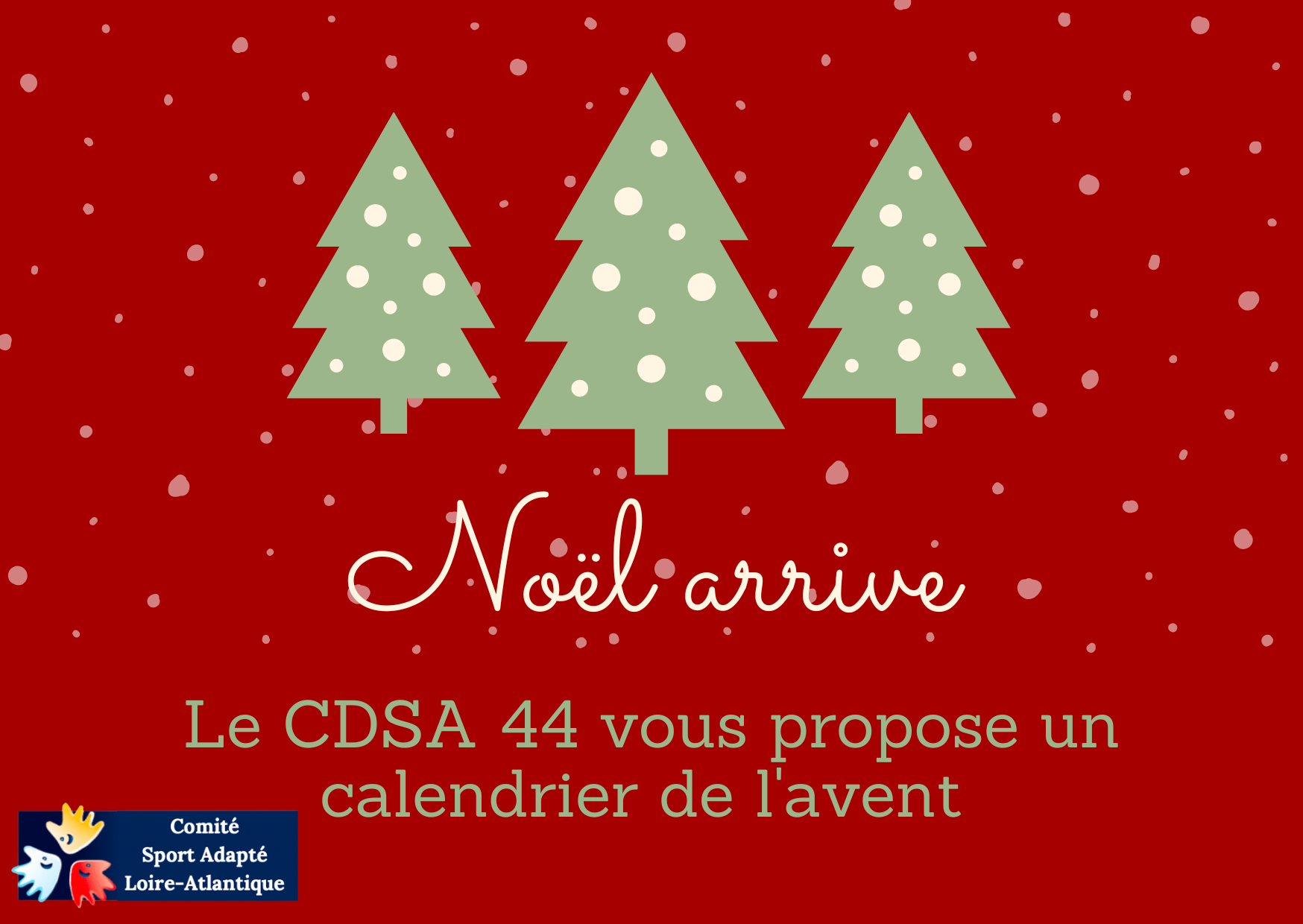 Affiche Calendrier de l'Avent
