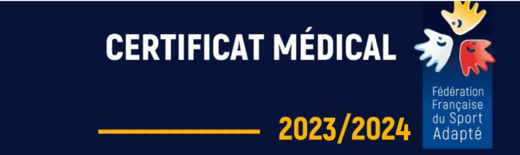 Certificat médical 2023/2024